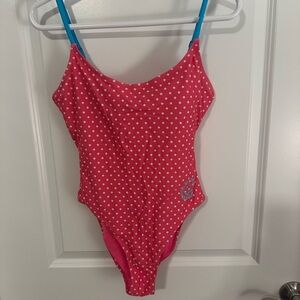 DIXXON Pink Polka Dot Women’s One Piece